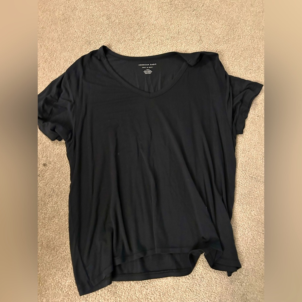 American Eagle black soft and sexy tee